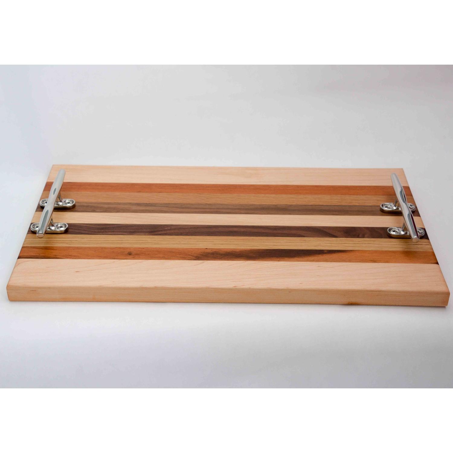 Coastal Carolina Natural Wood Modern and Contemporary Tray 1 pc Sansujyuku sansujyuku.com
