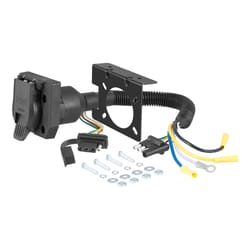 CURT 7 Blade to 4 Flat Dual-Output Electrical Adapter 17 in.