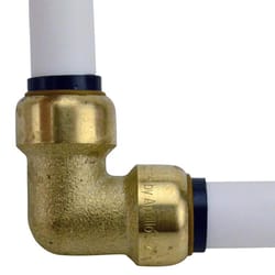 Apollo Tectite Push to Connect 1/2 in. PTC in to X 1/2 in. D PTC Brass 90 Degree Elbow