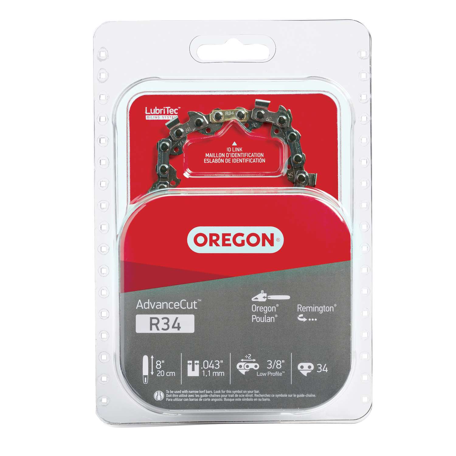 Oregon AdvanceCut 8 in. 34 links Chainsaw Chain Ace Hardware