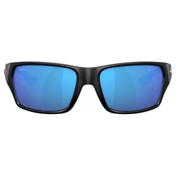 Costa Tailfin Black Frame Blue Lens Polarized Sunglasses