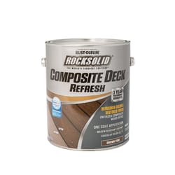 Rust-Oleum RockSolid Brown Tone Water-Based Deck Refresh 1 gal