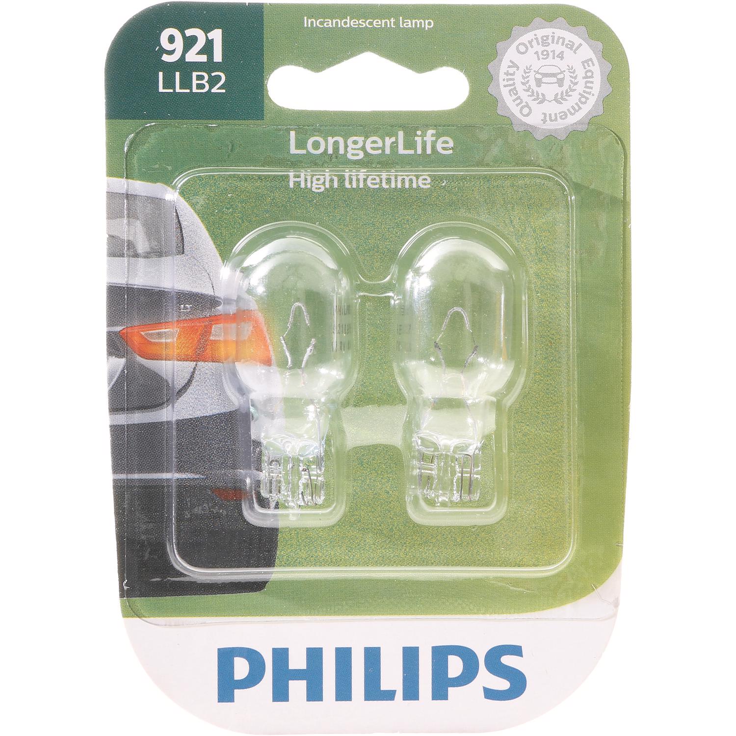 Photos - Light Bulb Philips LongerLife Incandescent Back-Up/Stop/Trunk Miniature Automotive Bu 