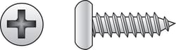 HILLMAN No. 14 Ga. X 3 in. L Phillips Pan Head Sheet Metal Screws 100 pk