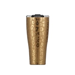 BruMate 32 oz Imperial Pint Gold Leopard BPA Free Insulated Tumbler