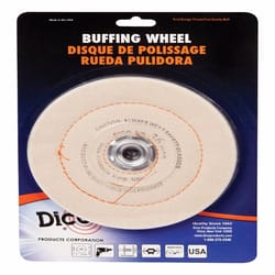 6 in. Spiral Cotton Buffing Wheel