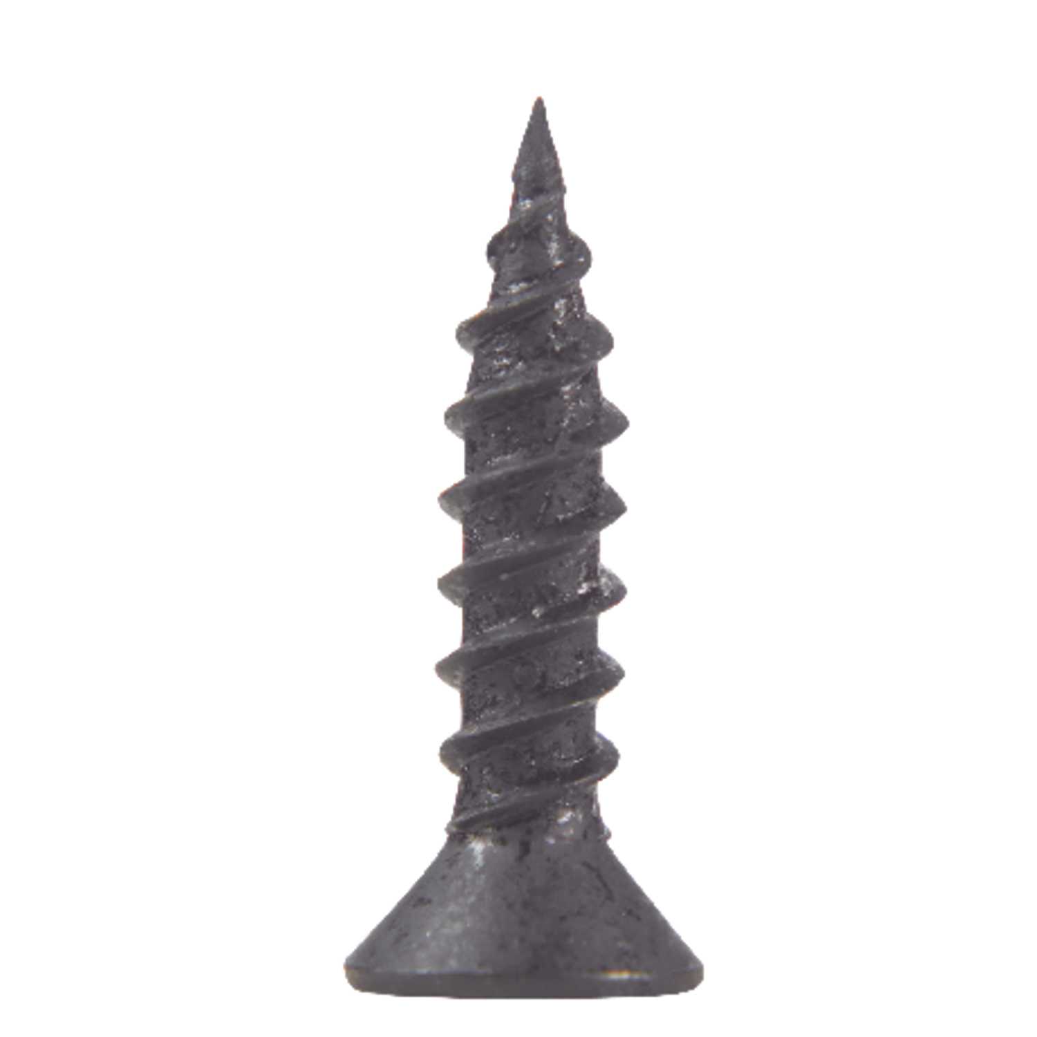 Hillman No. 8 x 3/4 in. L Phillips Black Phosphate Screws 100
