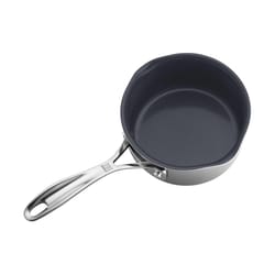 Zwilling J.A Henckels Clad CFX Ceramic/Stainless Steel Saucepan 5.51 in. 1 qt Silver