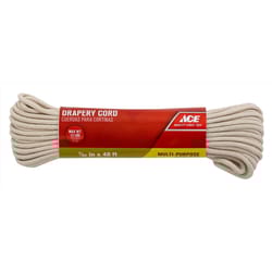 Ace 7/64 in. D X 48 ft. L White Braided Cotton Cord