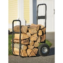 ShelterLogic Haul-It Black Steel Firewood Cart