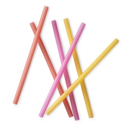 GoSili Assorted Silicone Reusable Straws 6 pk