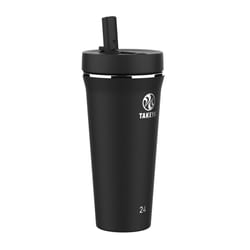 Takeya Actives 24 oz Onyx BPA Free Insulated Straw Tumbler