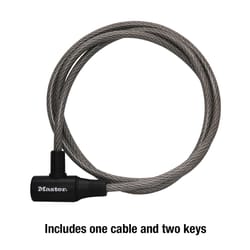 Master Lock 3/8 in. D X 72 in. L Vinyl Coated Steel Locking Cable