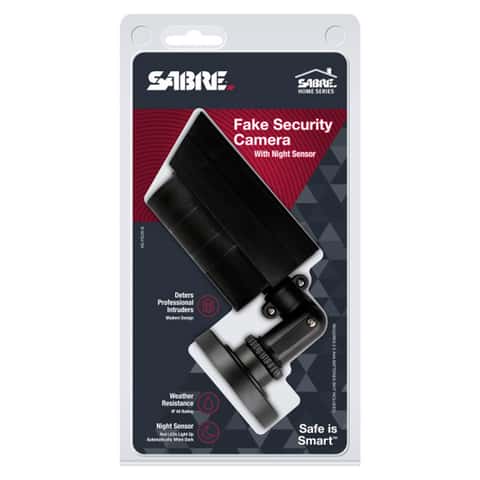 Sabre Black Plastic Fake Security Camera Sabre Black Plastic Fake Security Camera
