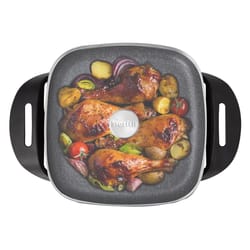 Starfrit The Rock 12 in. L X 12 in. W Aluminum Nonstick Surface Black Griddle