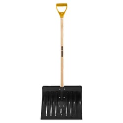 Ames True Temper 18 in. W X 49.5 in. L Steel Snow Shovel