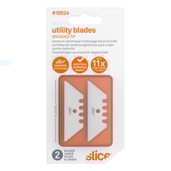 Slice 0.74 in. Ceramic Replacement Blade 2.43 in. L 2 pk