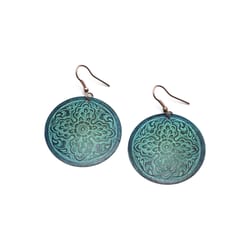 Matr Boomie Womens Devika Round Atasi Earrings