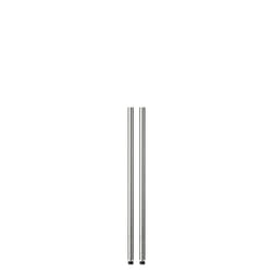 Honey-Can-Do 36 in. H X 1 in. W X 1 in. D Steel Shelf Pole with Leg Levelers