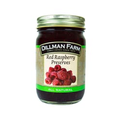 Dillman Farm All Natural Red Raspberry Preserves 16 oz Jar