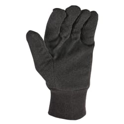 Wells Lamont Men's Outdoor Rubber Grip Jersey Work Gloves Black One Size Fits All 1 pair