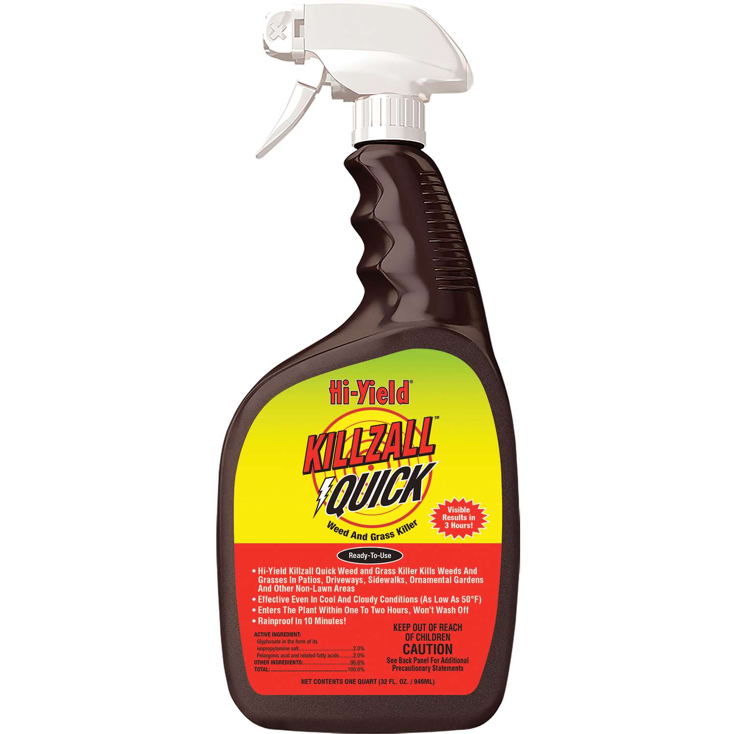 HiYield Killzall Quick Grass & Weed Killer RTU Liquid 32 oz. Ace