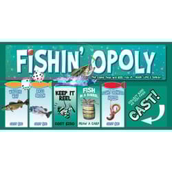 Late for the Sky Fishin Opoly Board Game Multicolored