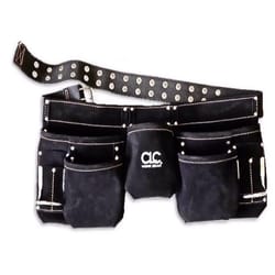 CLC 11 pocket Suede Leather Apron Pouch Black 29 in. 49 in.