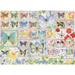 Cobble Hill Butterfly Tiles Jigsaw Puzzle Cardboard 500 pc