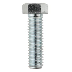 HILLMAN 7/16 in. D X 1-1/2 in. L Zinc Plated Steel Hex Bolt 50 pk