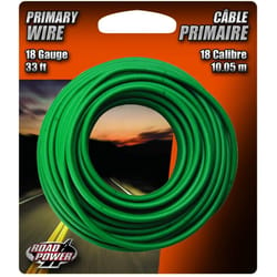 Green 25 Foot 20 AWG stranded hook-up wire