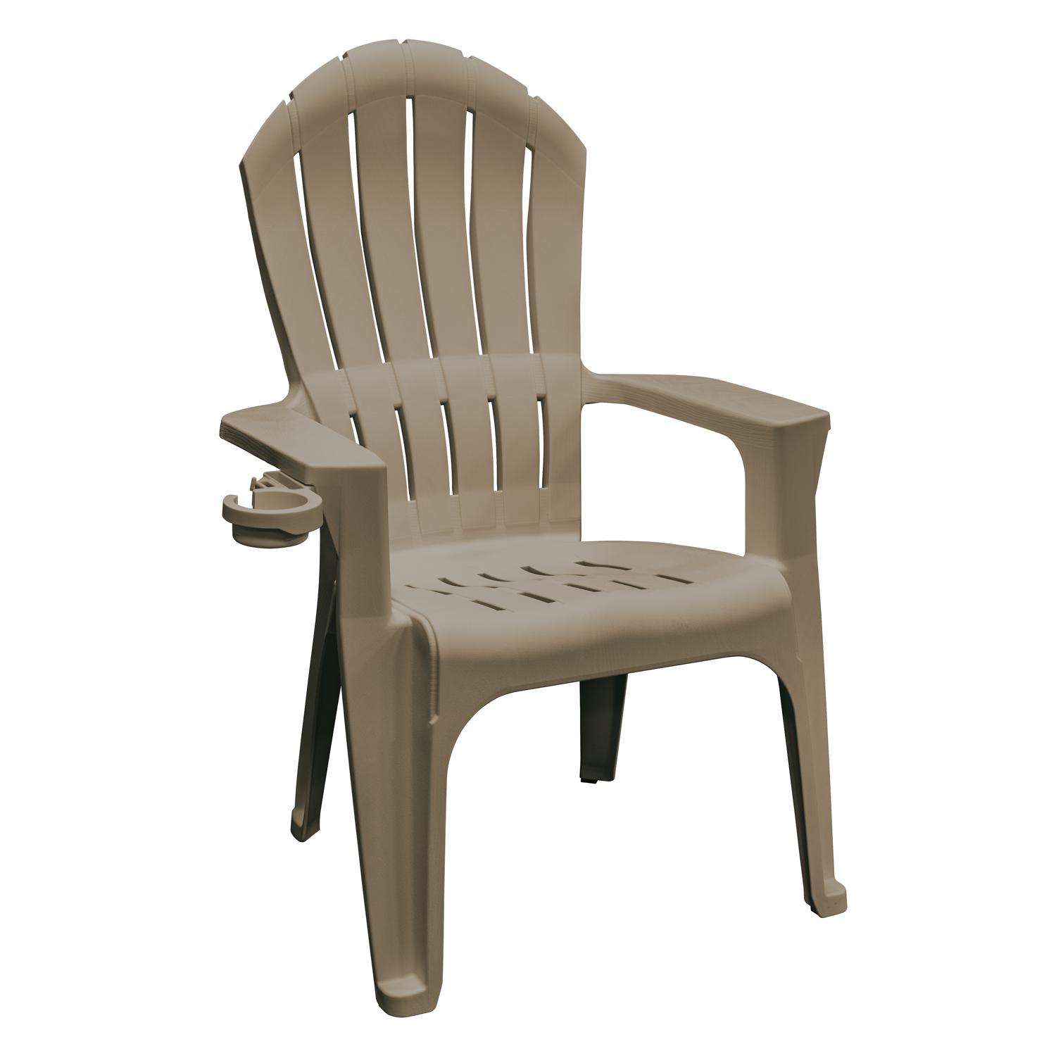 Adams Big Easy Portobello Polypropylene Frame Adirondack Chair Ace Hardware