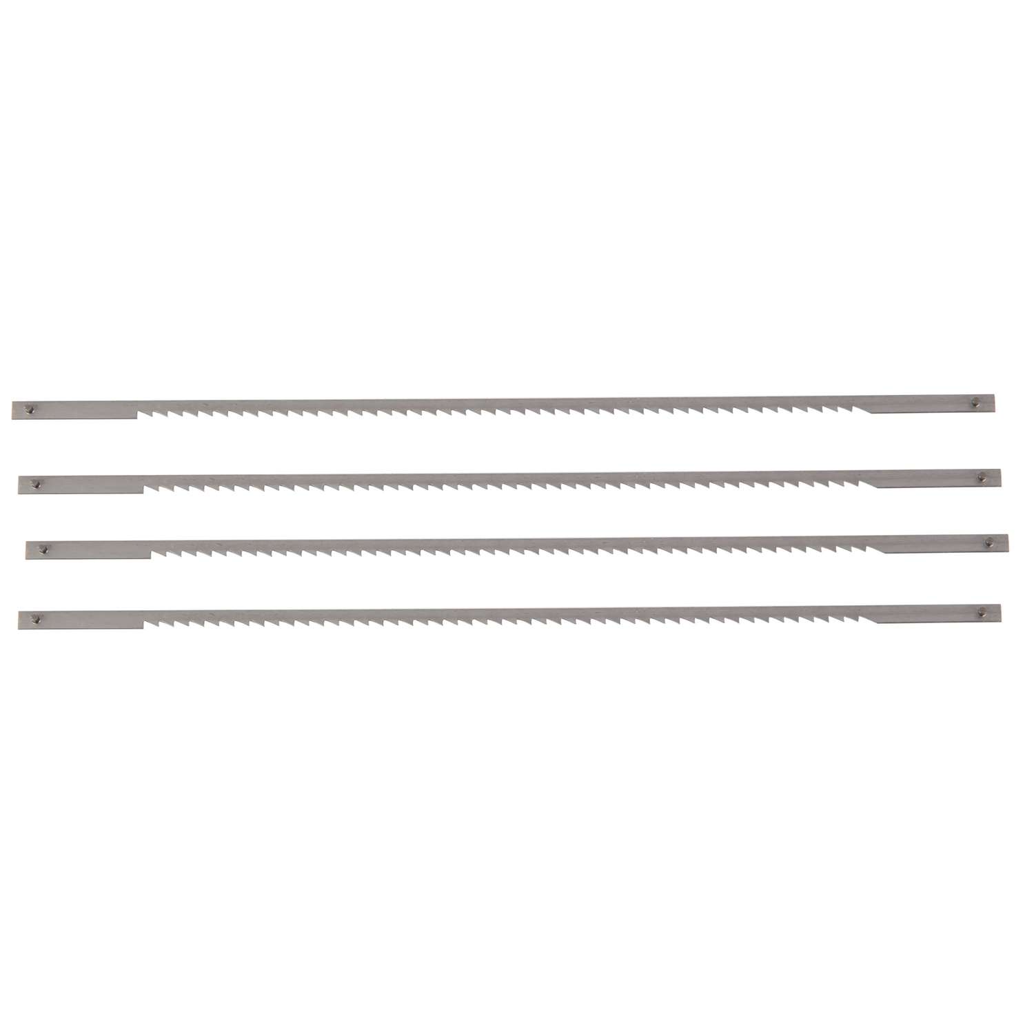 Stanley 6-1/2 in. Steel Coping Saw Blade 15 TPI 4 pk - Ace Hardware