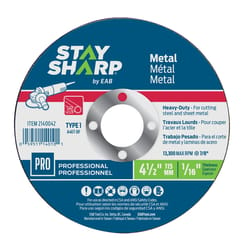 Stay Sharp 4-1/2 in. D X 7/8 in. Professional Metal Saw Blade 1 pc