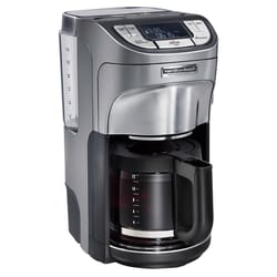 Hamilton Beach 12 cups Black/Silver Coffee Maker