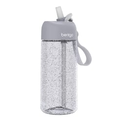 Bentgo 15 oz Silver BPA Free Glitter Kids Water Bottle