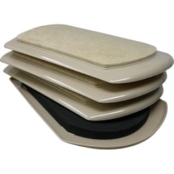 Shepherd Hardware Felt Gripper Pad Beige Rectangle 5-5/8 in. W X 8-1/4 in. L 4 pk