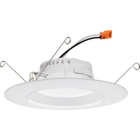 Juno Matte White 4.95 in. W Plastic LED Recessed Downlight 10.2 W - Ace  Hardware