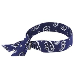 Ergodyne Chill-Its Western Bandana Headband Navy One Size Fits Most