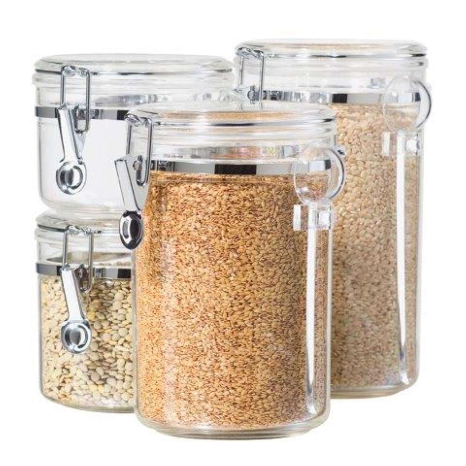 Oggi Clear Canister Set 1 pk Ace Hardware