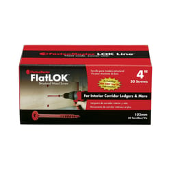 FastenMaster FlatLok No. 14 X 4 in. L Torx Ttap Epoxy Wood Screws 50 pk