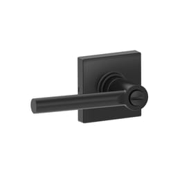 Schlage J Series Broadway/Collins Matte Black Privacy Lever Right or Left Handed