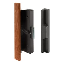 Prime-Line Wood Tone Steel Outdoor Door Handle Set