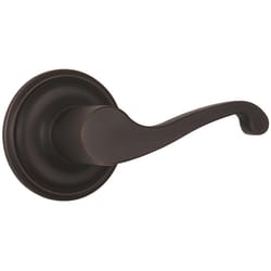 Brinks Push Pull Rotate Glenshaw Oil Rubbed Bronze Privacy Lock KW1 1.75 in.