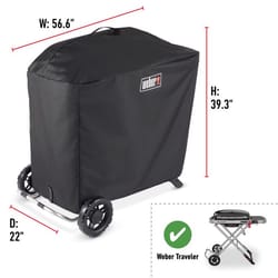 Weber Black Grill Cover For Weber Traveler