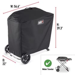 Weber Black Grill Cover For Weber Traveler