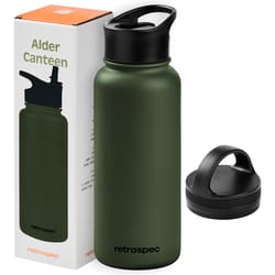 Retrospec Alder 32 oz Olive Drab BPA Free Canteen