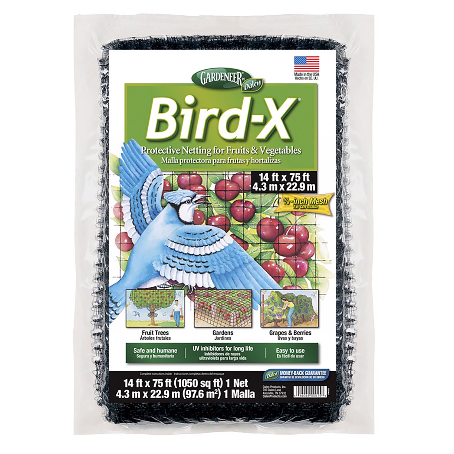 Gardeneer Bird-X 75 ft. L X 14 ft. W Bird Netting - Ace Hardware