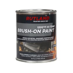 Rutland Black High Heat Paint 16 oz