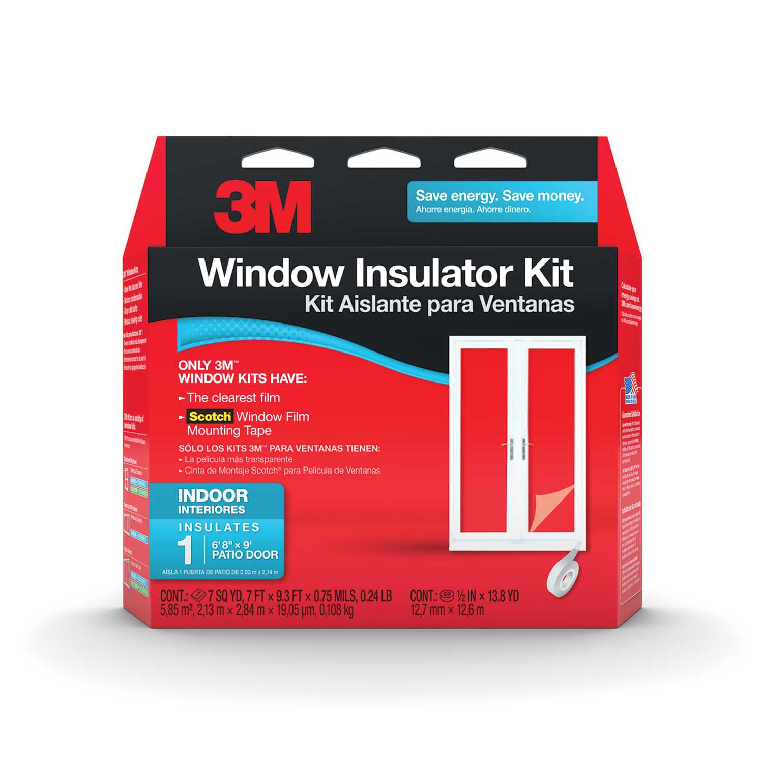 3m Clear Plastic Window Insulation Kit 9 Ft L X 0 75 Mil Ace